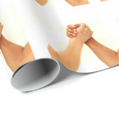 Papier Cadeau Lutte contre les bras (Coin rond)