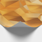 Papier Cadeau Luxe design moderne or polygone arrière - plan 3d (Coin)