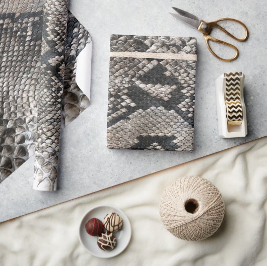 Papier Cadeau Luxe Python Snake Skin Rich Elegance Mode (Artisanat)