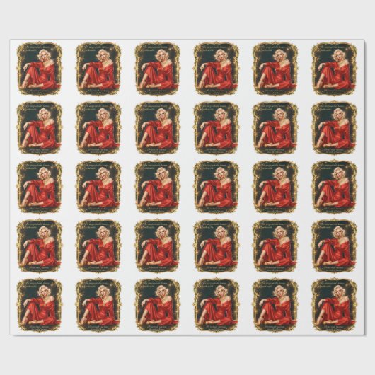 Papier Cadeau Luxe Vintage (Plat)