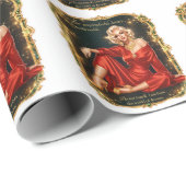 Papier Cadeau Luxe Vintage (Coin rond)