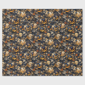 Papier Cadeau Luxury Japanese Halloween Pumpkin Wrapping Paper