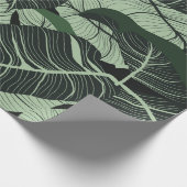 Papier Cadeau Luxury nature leaves background. Floral pattern, T (Coin)
