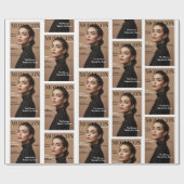 Papier Cadeau Luxury Personalized Mom Photo Custom  (Plat)