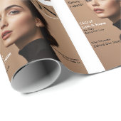 Papier Cadeau Luxury Personalized Mom Photo Custom  (Coin rond)