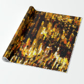 Papier Cadeau Luzes foscas de vela sob uma placa de gelo (Déroulé)