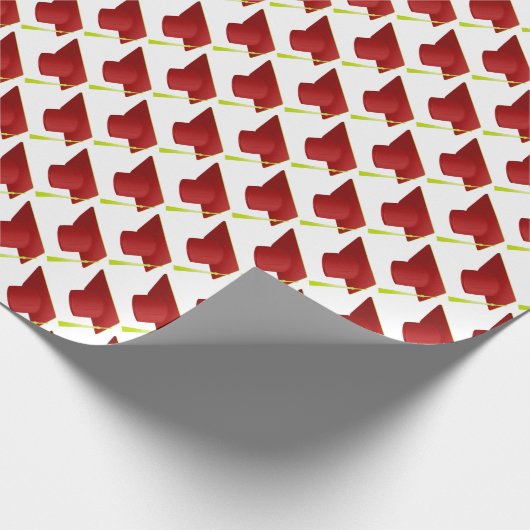 Papier Cadeau Lycée, Collège Casquette rouge Motif (Coin)