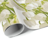 Papier Cadeau Lys blancs (Coin rond)