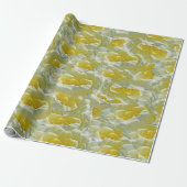 Papier Cadeau Lys d'eau blanche (Déroulé)