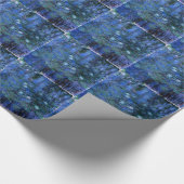Papier Cadeau Lys d'eau bleu Claude Monet (Coin)