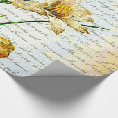 Papier Cadeau lys et écriture (Coin)