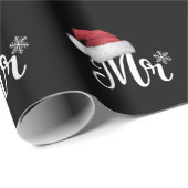 Papier Cadeau M. Claus Couples qui correspondent aux pyjamas de  (Coin rond)