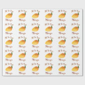 Papier Cadeau M est pour Mango (Plat)