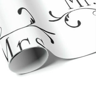Papier Cadeau M. et Mme mariage
