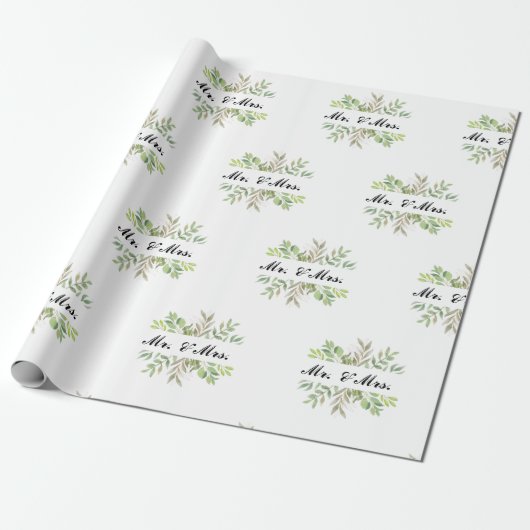 Papier Cadeau M. et Mme mariage (Déroulé)