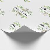 Papier Cadeau M. et Mme mariage (Coin)