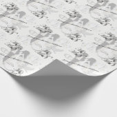 Papier Cadeau M. et Mme Mariage Design (Coin)