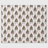 Papier Cadeau M. et Mme Mouse Arbre de Noël Enfants (Plat)