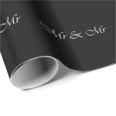 PAPIER CADEAU M. & M. (Coin rond)