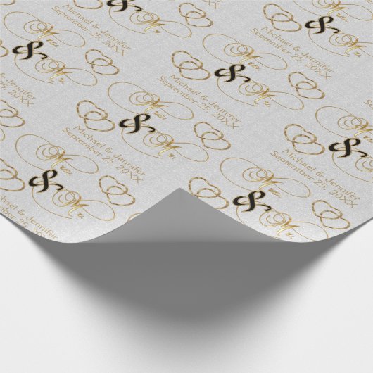 Papier Cadeau M. & Mme - Personnalisé (Coin)