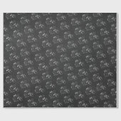 Papier Cadeau M. & Mme sur tableau noir (Plat)