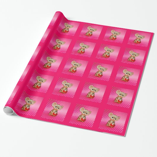 Papier Cadeau M. Mouse Plaid (Déroulé)