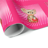 Papier Cadeau M. Mouse Plaid (Coin rond)