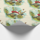 Papier Cadeau M. PELICAN FISHING, crème (Coin)