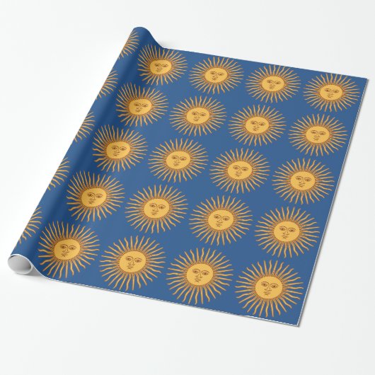 Papier Cadeau M. Sun (Déroulé)