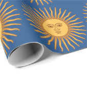 Papier Cadeau M. Sun (Coin rond)
