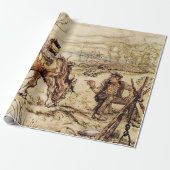 Papier Cadeau M. Toad et les Tsiganes par Arthur Rackham (Déroulé)