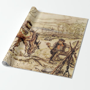 Papier Cadeau M. Toad et les Tsiganes par Arthur Rackham