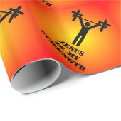 Papier Cadeau Ma force (Coin rond)