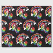 Papier Cadeau Ma petite Faucheuse (Plat)