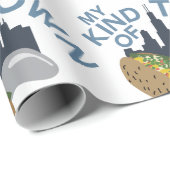 Papier Cadeau Ma ville (Coin rond)