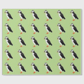 Papier Cadeau Macareux (Plat)