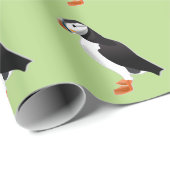 Papier Cadeau Macareux (Coin rond)