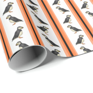 Papier Cadeau Macareux atlantique 