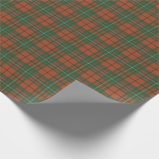 Papier Cadeau MacAuley Ancien Tartan écossais (Coin)