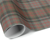 Papier Cadeau MacDonald Clan Patiné Original Tartan écossais (Coin rond)