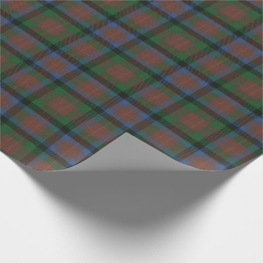 Papier Cadeau MacDuff Chasse Ancien Tartan écossais (Coin)