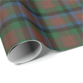 Papier Cadeau MacDuff Chasse Ancien Tartan écossais (Coin rond)