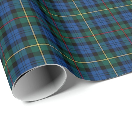 Papier Cadeau MacEwan Clan Tartan (Coin rond)