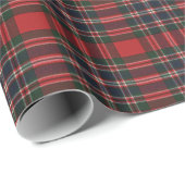 Papier Cadeau MacFarlane Tartan écossais original moderne (Coin rond)