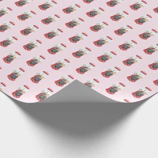 Papier Cadeau Machine à gumball (Coin)