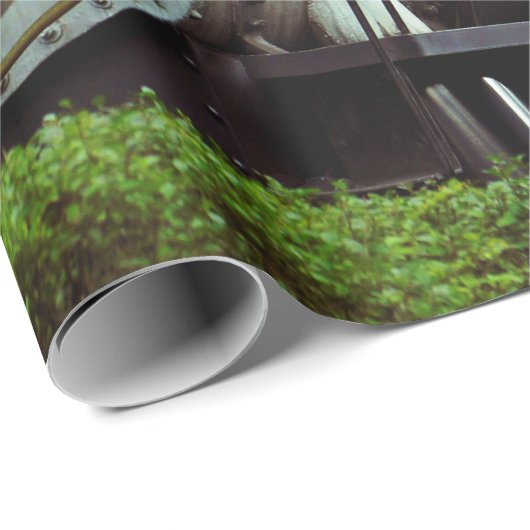 Papier Cadeau Machine à vapeur (Coin rond)