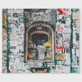 PAPIER CADEAU MACHINE ATM AVEC GRAFFITI (Plat)