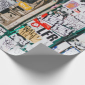 PAPIER CADEAU MACHINE ATM AVEC GRAFFITI (Coin)
