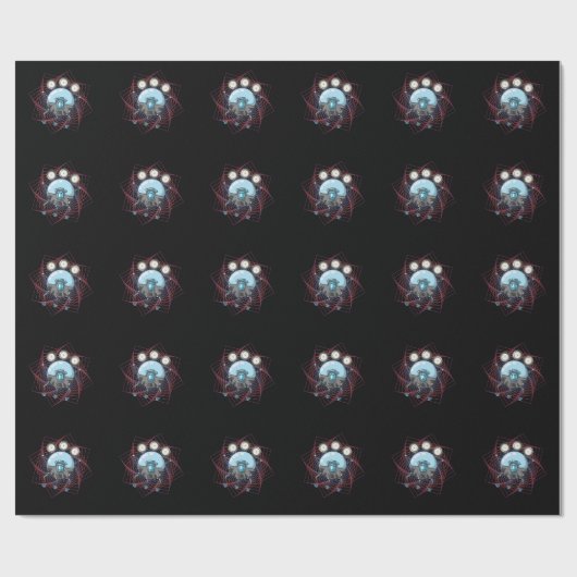 Papier Cadeau Machine temporelle (Plat)