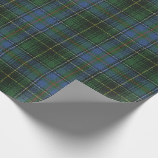 Papier Cadeau MacInnes Chasse Ancien Tartan écossais (Coin)